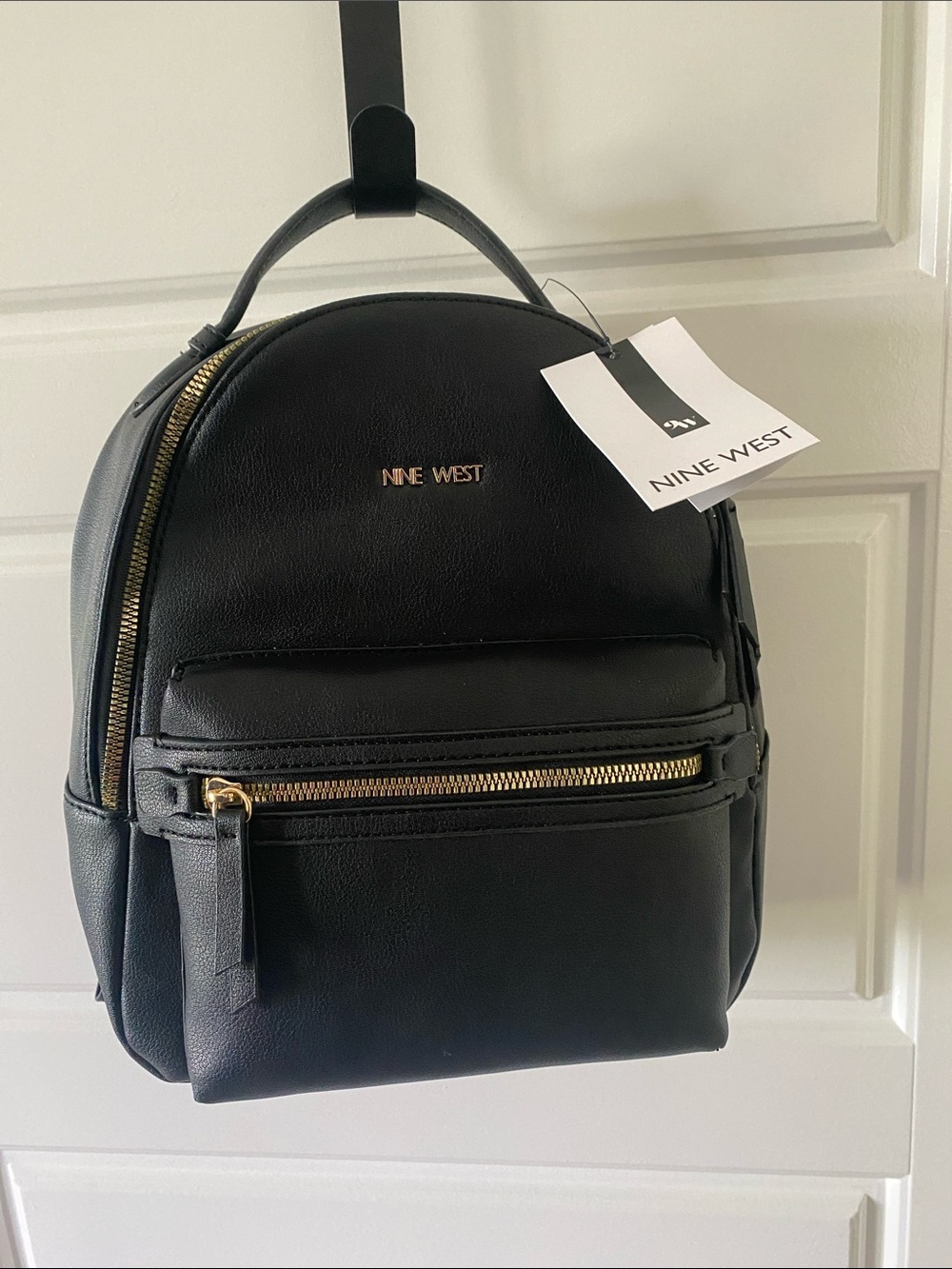 Nine West Black Mini Backpack